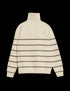 Marks & Spencer "Cotton Blend Striped Half Zip Jumper"